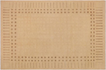 handmade Transitional Kafkaz Chobi Ziegler Beige Brown Hand Knotted RECTANGLE 100% WOOL area rug 9 x 12